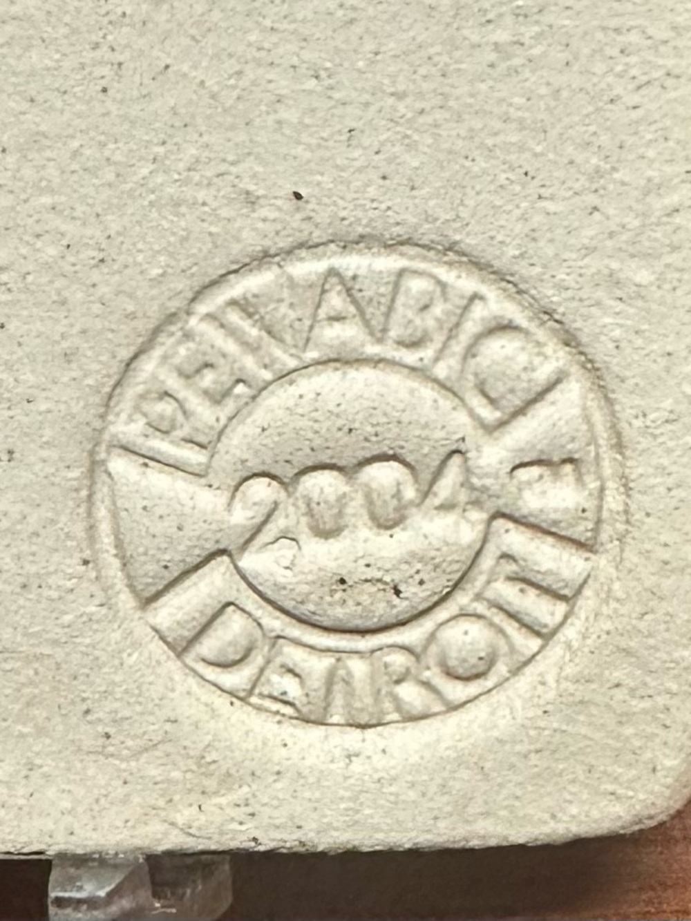 Pewabic Pottery -Detroit Artisan Tile 4x4 - Picture 2 of 3